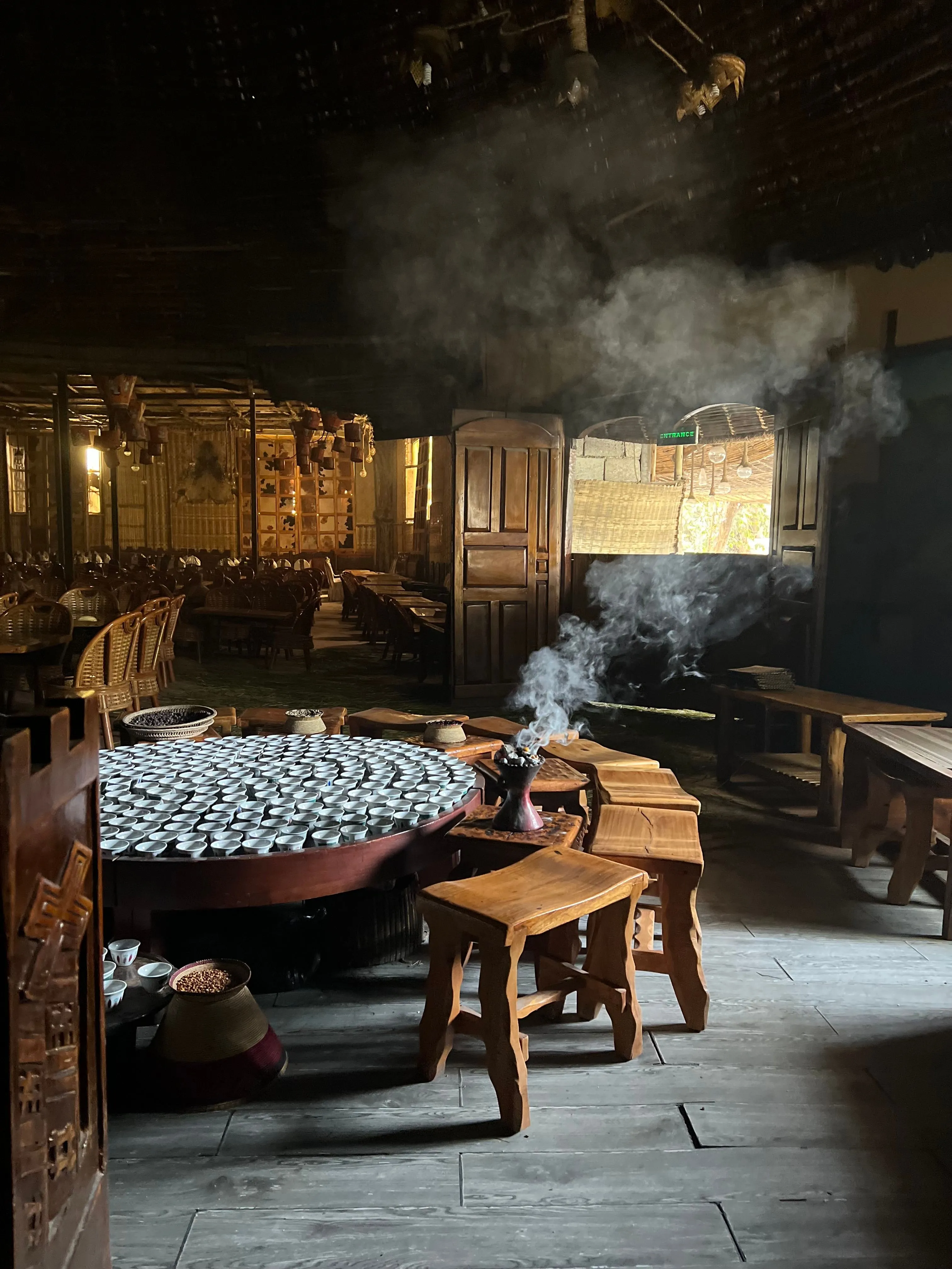 Ethiopian coffee farm